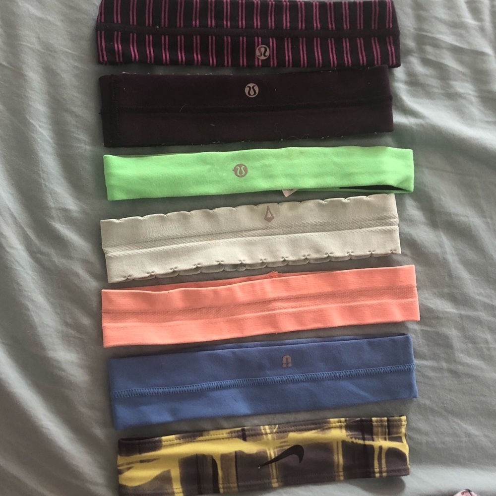 head band bundle!! Lululemon, ivivva, scunci, Nike